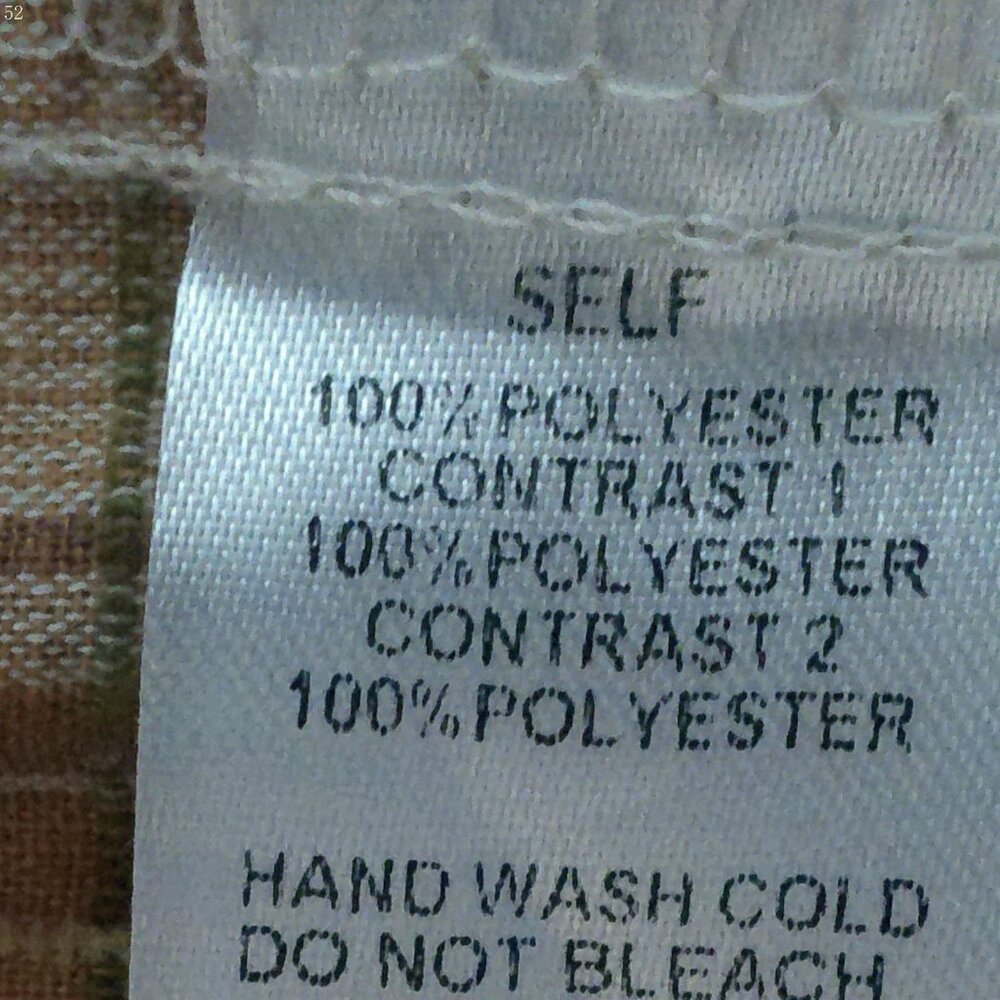 EASEL Los Angeles Snow Wash Mixed Plaid Patchwork Boho Button Down Shirt Size L - Picture 7 of 11